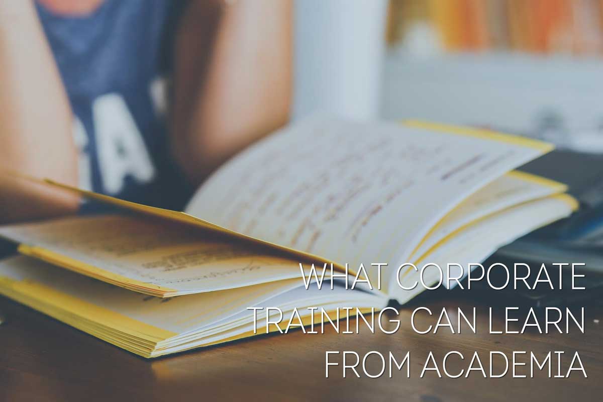 Connecting the dots: What Corporate Training Can Learn from Formal Education